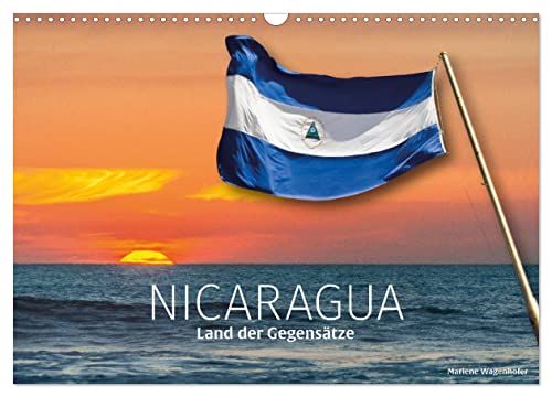 Nicaragua - Land der Gegensätze (Wandkalender 2024 DIN A3 quer), CALVENDO Monatskalender: Ansichten von León, Granada und mehr bekannten oder weniger bekannten Schönheiten Nicaraguas (CALVENDO Orte)