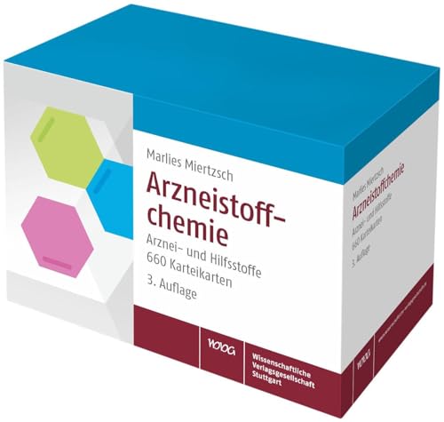 Arzneistoffchemie: Arznei- und Hilfsstoffe, 660 Karteikarten von Wissenschaftliche
