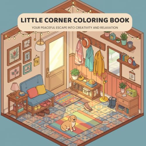 Little Corner Coloring Book: A Calming Retreat for Creativity and Relaxation