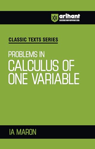 Calculus of One Variable von Arihant Publication India Limited