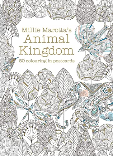 Millie Marotta's Animal Kingdom Postcard Box: 50 beautiful cards for colouring in: 7