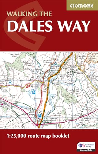 The Dales Way Map Booklet: 1,25:000 route map booklet (Cicerone guidebooks)