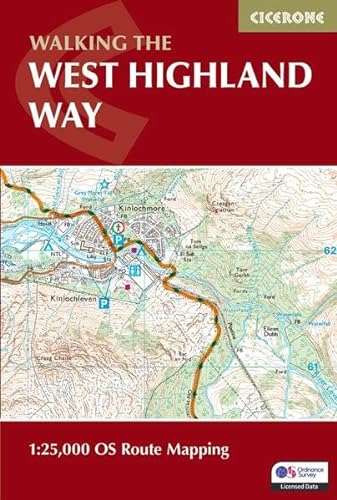 West Highland Way Map Booklet: 1:25,000 OS Route Mapping (Cicerone guidebooks) von Cicerone Press Limited