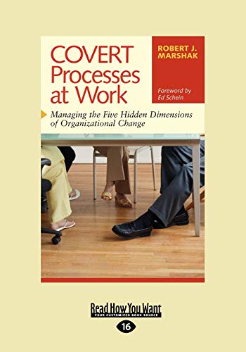 COVERT Processes at Work: Managing the Five Hidden Dimensions of Organizational Change: Managing the Five Hidden Dimensions of Organizational Change (Easyread Large Edition)