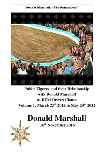 Public Figures and their Relationship with Donald Marshall as REM Driven Clones: Volume 1: March 25th 2012 to May 24th 2012