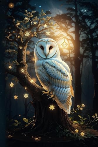 Enchanted Owl Notebook: Lined Pages von Gateway to the Soul