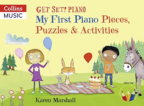 My First Piano Pieces, Puzzles & Activities: Activity Book (Get Set! Piano) von Collins Music