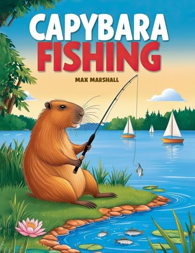Capybara Fishing Capybara Fishing von Max Marshall