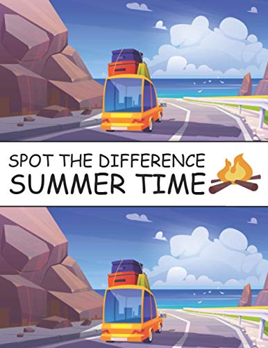 Spot The Difference Summer Time!: A Fun Search and Find Books for Children 6-10 years old (Activity Book for Kids) von Independently published