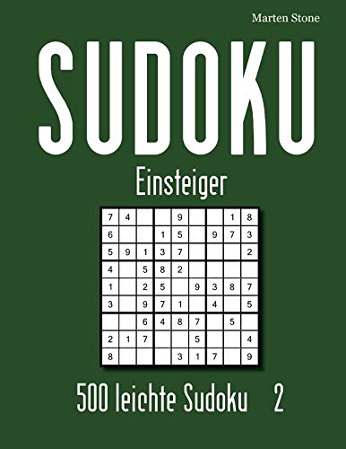 SUDOKU Einsteiger: 500 leichte Sudoku 2 von Independently published