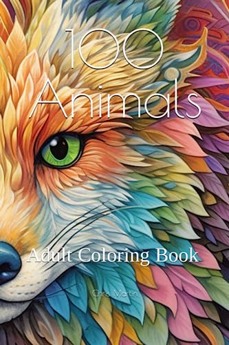 100 Animals: Adult Coloring Book von Independently published