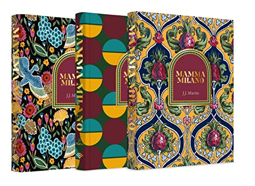 Mamma Milano: Lessons from the Motherland. Each copy is bound in one of three LaDoubleJ fabrics. Orders will be fulfilled with one of the fabrics available, selected at random.