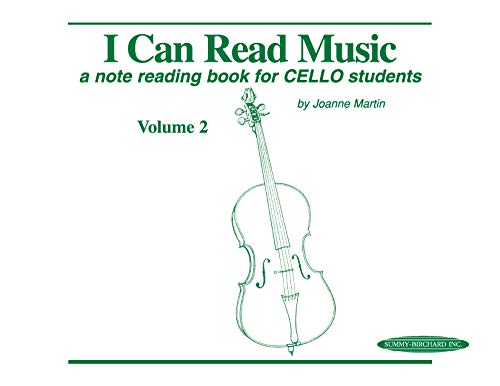 I Can Read Music, Volume 2: A note reading book for CELLO students