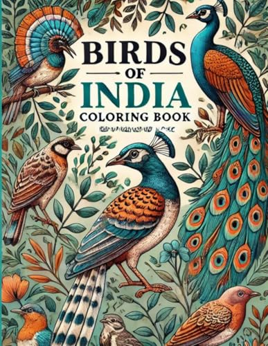 Birds of India Coloring Book von Independently published