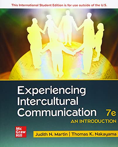 Experiencing Intercultural Communication: An Introduction ISE