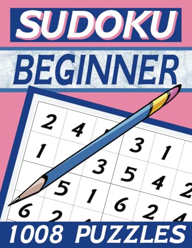 Sudoku - Beginner: 1008 Very Easy Logic Puzzles on Large Pages, Six Per Page, 6 x 6 and 9 x 9 Grids with Simple Instructions (Sudoku Books by Michael Martin) von Independently published