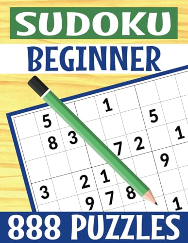 Sudoku - Beginner: 888 Logic Puzzles, Six Per Page, 9 x 9 Grids with Simple Instructions, Large Pages (Sudoku Books by Michael Martin) von Independently published
