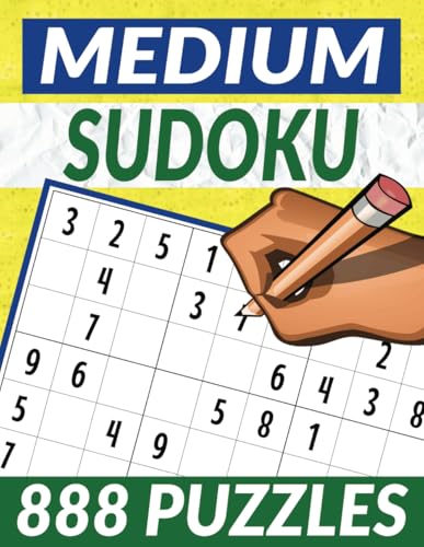 Sudoku - Medium: 888 Logic Puzzles, Six Per Page, 9 x 9 Grids, Large Pages (Sudoku Books by Michael Martin) von Independently published