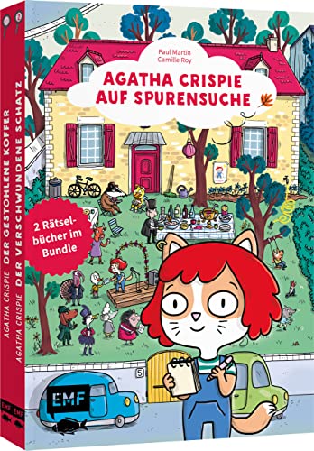 Agatha Crispie auf Spurensuche – Geschichten mit Bilderrätseln: 2 Rätselbücher im Bundle: 16 spannende Fälle mit 32 ausklappbaren Buchseiten – für Kinder ab 6 Jahren von Edition Michael Fischer
