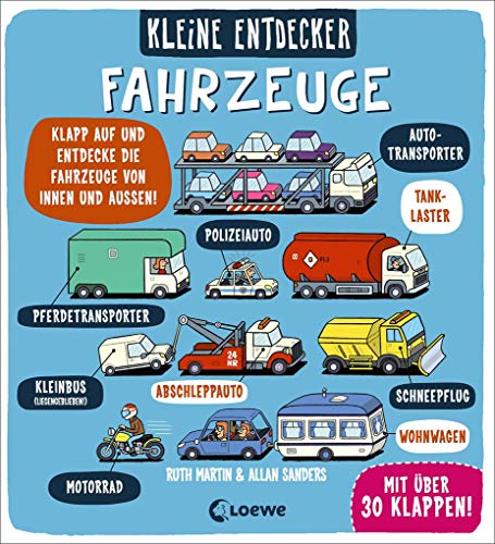 Kleine Entdecker - Fahrzeuge: Interaktives Sachbuch mit Klappen für Kinder ab 3 Jahren