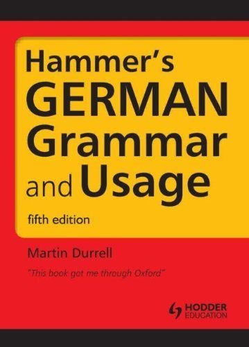 Hammer's German Grammar and Usage (Routledge Reference Grammars) von Routledge