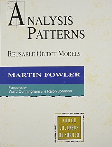 Analysis Patterns, Reusable Object Models (Object-Oriented Software Engineering Series) von Addison-Wesley Longman, Amsterdam