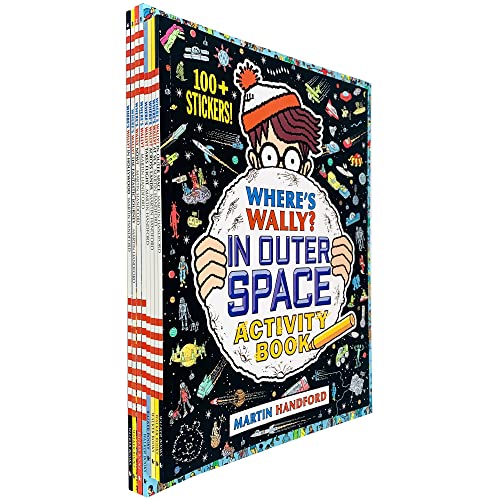 Where's Wally (Waldo) Amazing Adventures and Activities 8 Books Bag Collection Set ( Where's Wally, Now?,The Fantastic Journey, In Hollywood, In Outer Space, At Sea, Across Lands & Takes Flight)