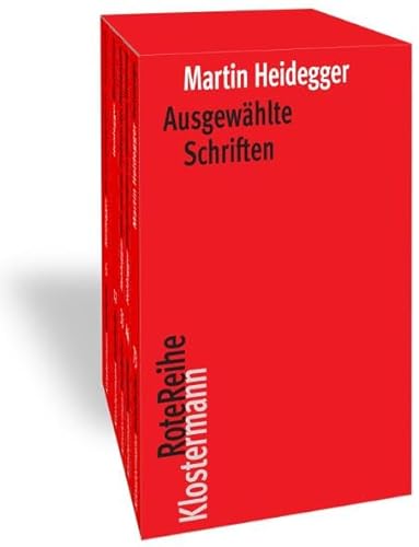Ausgewählte Schriften. 5 Bände in Kassette (Klostermann RoteReihe) von Verlag Vittorio Klostermann