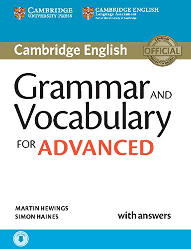 Grammar and Vocabulary for Advanced Book with Answers and Audio: Self-Study Grammar Reference and Practice (Cambridge Grammar for Exams) von Cambridge English