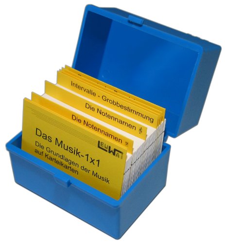 Das Musik-1x1: Noten Lernen, einfach mit Karteikarten. Die Grundlagen der Musik auf Lernkarten von LeuWa-Verlag GmbH