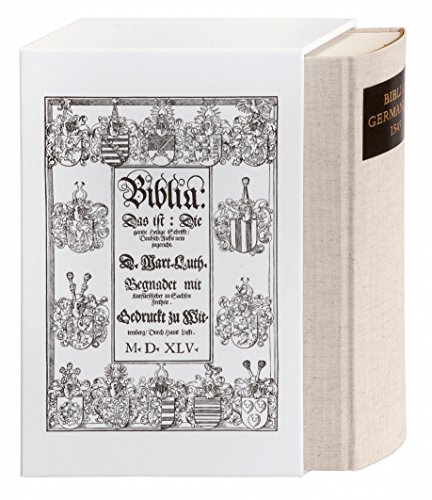 Bibelausgaben, Biblia Germanica (Nr.5501): Luther-Übersetzung 1545. Ausgabe letzter Hand. Mit Apokryphen von Deutsche Bibelges.