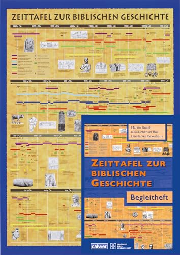 Zeittafel zur biblischen Geschichte und Begleitheft: Kombipaket: Gefalzt auf DIN A 4