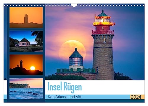 Insel Rügen - Kap Arkona und Vitt (Wandkalender 2024 DIN A3 quer), CALVENDO Monatskalender