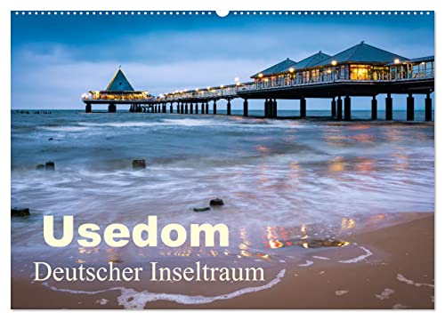 Usedom - Deutscher Inseltraum (Wandkalender 2024 DIN A2 quer), CALVENDO Monatskalender