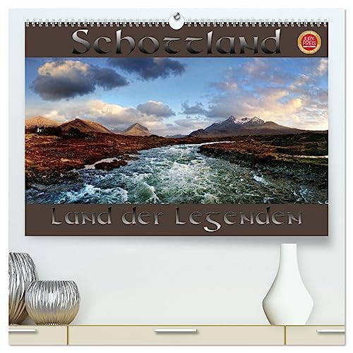 Schottland - Land der Legenden (hochwertiger Premium Wandkalender 2025 DIN A2 quer), Kunstdruck in Hochglanz von CALVENDO