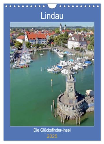 Lindau. Die Glücksfinder-Insel (Wandkalender 2025 DIN A4 hoch), CALVENDO Monatskalender