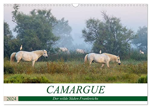 Camargue - Der wilde Süden Frankreichs (Wandkalender 2024 DIN A3 quer), CALVENDO Monatskalender