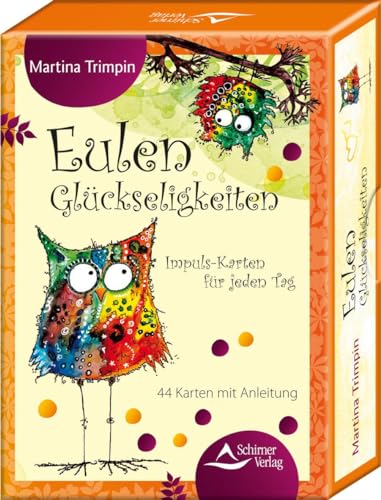 Eulen-Glückseligkeiten: Impuls-Karten für jeden Tag - 44 Karten mit Anleitung von Schirner Verlag