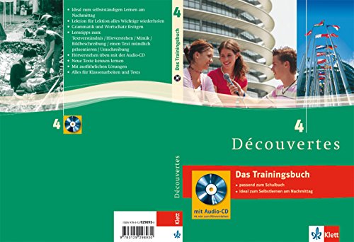 Découvertes 4 - Das Trainingsbuch: 4. Lernjahr, passend zum Lehrwerk (Découvertes Trainingsbuch) von Klett Lerntraining