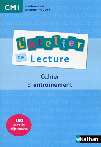 Atelier de lecture CM1 - Cahier d'entrainement: Cahier d'entraînement von NATHAN