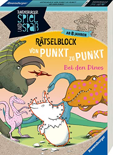 Rätselblock von Punkt zu Punkt: Bei den Dinos