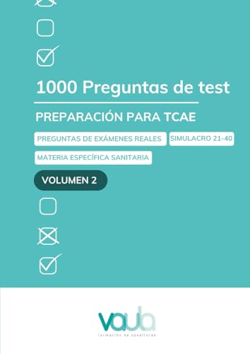 1000 preguntas de test - Volumen 2: Preparación para TCAE von Agencia ISBN
