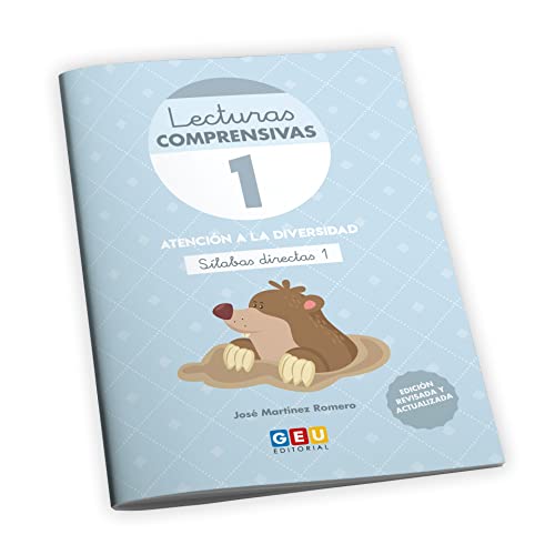 Lecturas comprensivas 1. Cuaderno de refuerzo escolar I Educación infantil I Ejercicios de comprensión lectora. Leo sílabas directas 1. Pauta cuadrícula I Editorial GEU. Lecturas comprensivas 1. Cuaderno de refuerzo escolar I Educación infantil I Ejercicios de comprensión lectora. Leo sílabas directas 1. Pauta cuadrícula I Editorial GEU.
