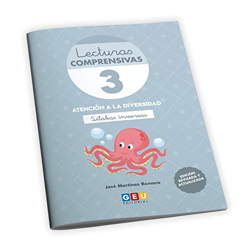 Lecturas comprensivas 3. Cuaderno de refuerzo escolar I Educación infantil I Ejercicios de comprensión lectora. Leo sílabas inversas. Pauta cuadrícula I Editorial GEU. Lecturas comprensivas 3. Cuaderno de refuerzo escolar I Educación infantil I Ejercicios de comprensión lectora. Leo sílabas inversas. Pauta cuadrícula I Editorial GEU. von Editorial GEU