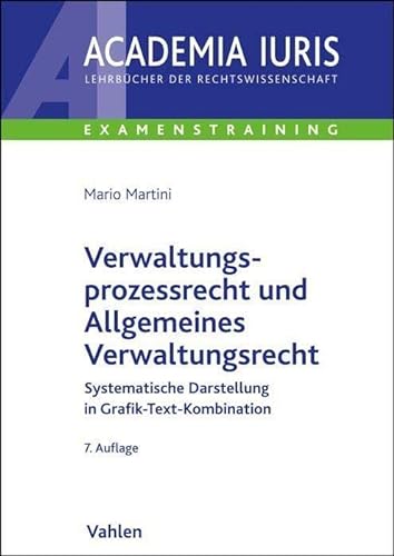 Verwaltungsprozessrecht und Allgemeines Verwaltungsrecht: Systematische Darstellung in Grafik-Text-Kombination (Academia Iuris - Examenstraining)