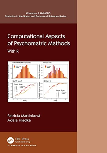 Computational Aspects of Psychometric Methods: With R (Chapman & Hall/Crc Statistics in the Social and Behavioral Sciences)