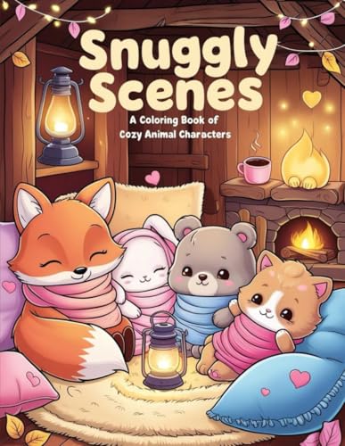 Snuggly Scenes: A Coloring Book of Cozy Animal Characters for Stress Relief, Relaxation, and Mindfulness - Cute Kawaii Animals and Simple Designs for Adults and Teens Snuggly Scenes: A Coloring Book of Cozy Animal Characters for Stress Relief, Relaxation, and Mindfulness - Cute Kawaii Animals and Simple Designs for Adults and Teens von Independently published