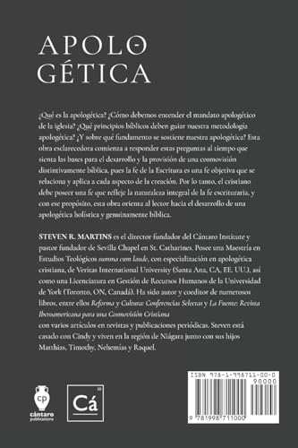Apologética: Estudios en apologética bíblica para una cosmovisión cristiana von Cantaro Publications
