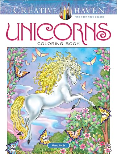 Creative Haven Unicorns Coloring Book (Adult Coloring) (Creative Haven Coloring Books)