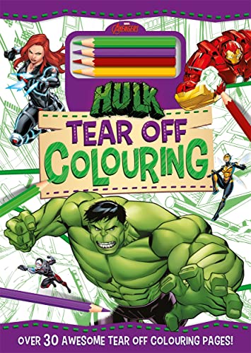 Marvel Avengers Hulk: Tear Off Colouring von Igloo Books Ltd
